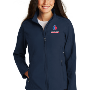 L317 Port Authority® Women's Core Soft Shell Jacket shown in color Dress Blue Navy.