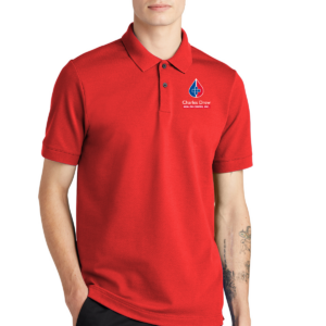 MM1000 Mercer+Mettle® Stretch Heavyweight Pique Polo in color Apple Red